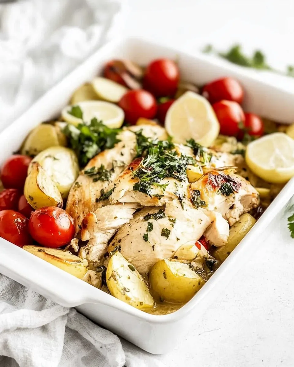 Sheet Pan Mediterranean Chicken