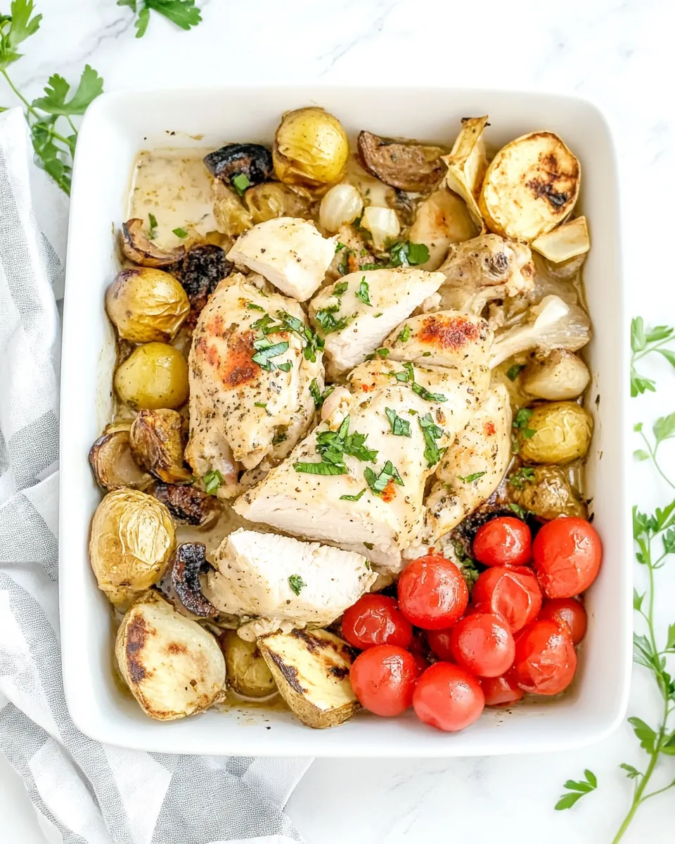 Sheet Pan Mediterranean Chicken