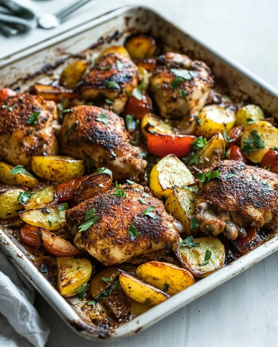 Sheet Pan Paprika Chicken