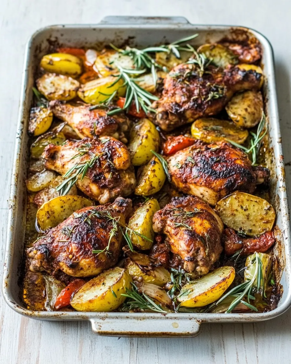 Sheet Pan Paprika Chicken