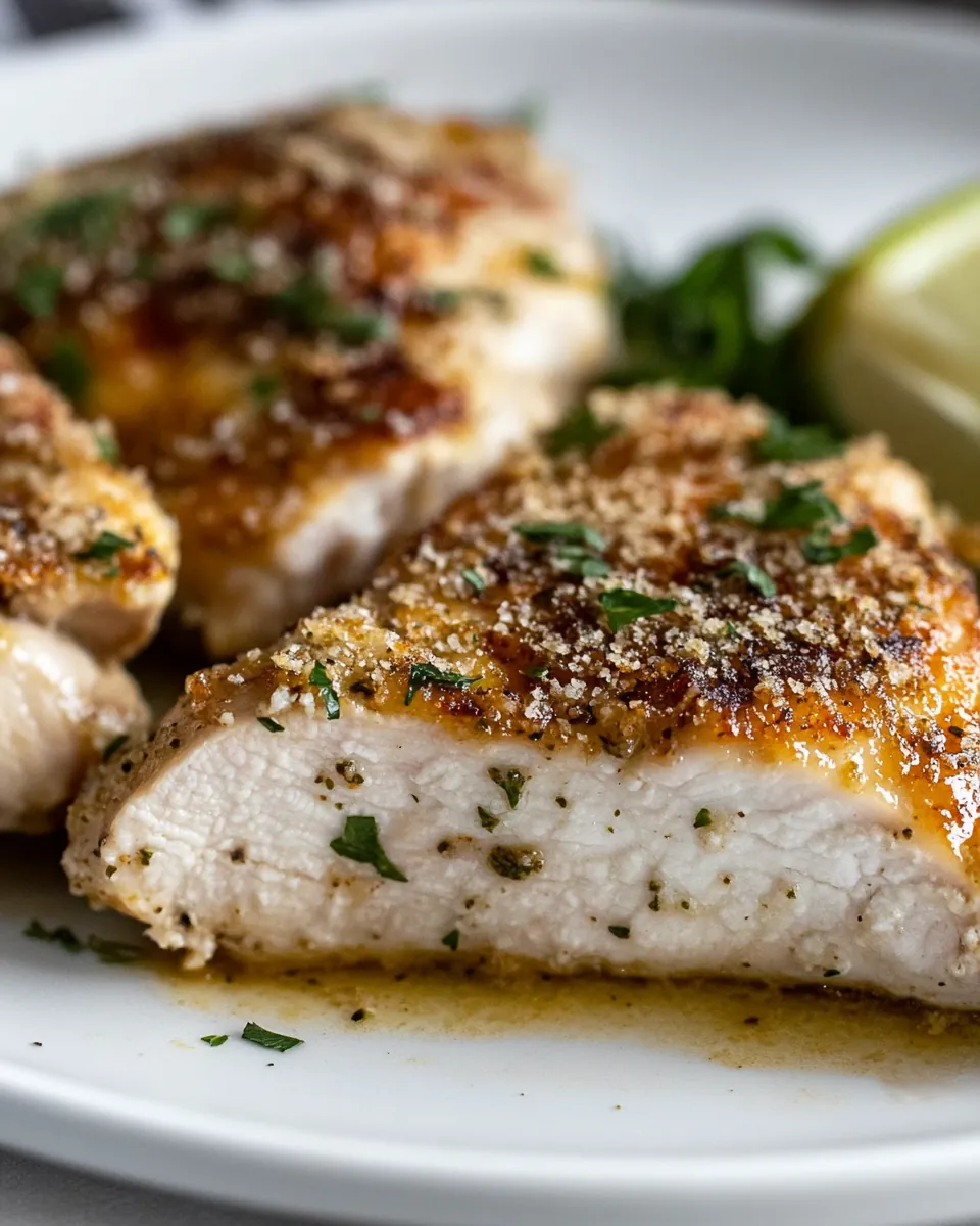 Sheet Pan Parmesan Crusted Chicken Dinner
