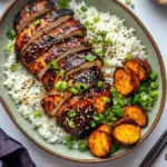 Sheet Pan Sesame Miso Chicken Coconut Rice