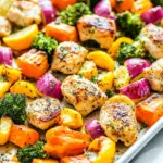 Sheet Pan Skinny Lemon Pepper Chicken and Vegetables