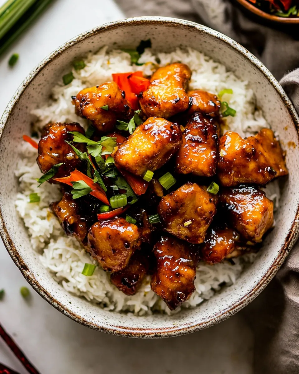 Sheet Pan Sticky Sweet and Sour Chicken