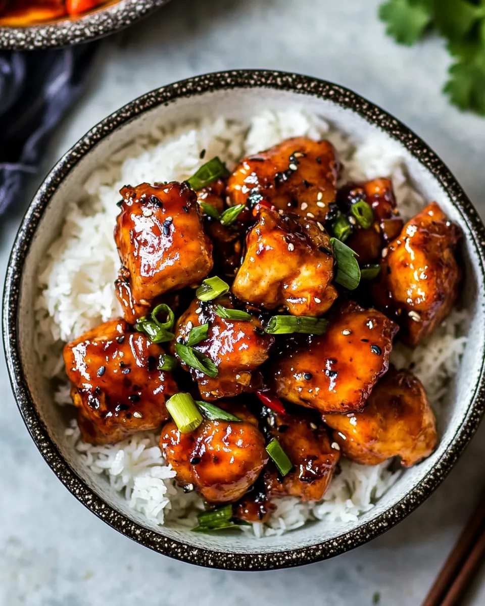 Sheet Pan Sticky Sweet and Sour Chicken