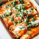Shredded Chicken Enchiladas