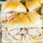 Shredded Chicken Sliders