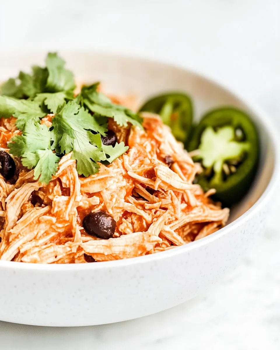 Shredded Salsa Chicken