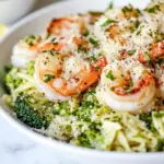 Shrimp Scampi with Broccoli Orzo