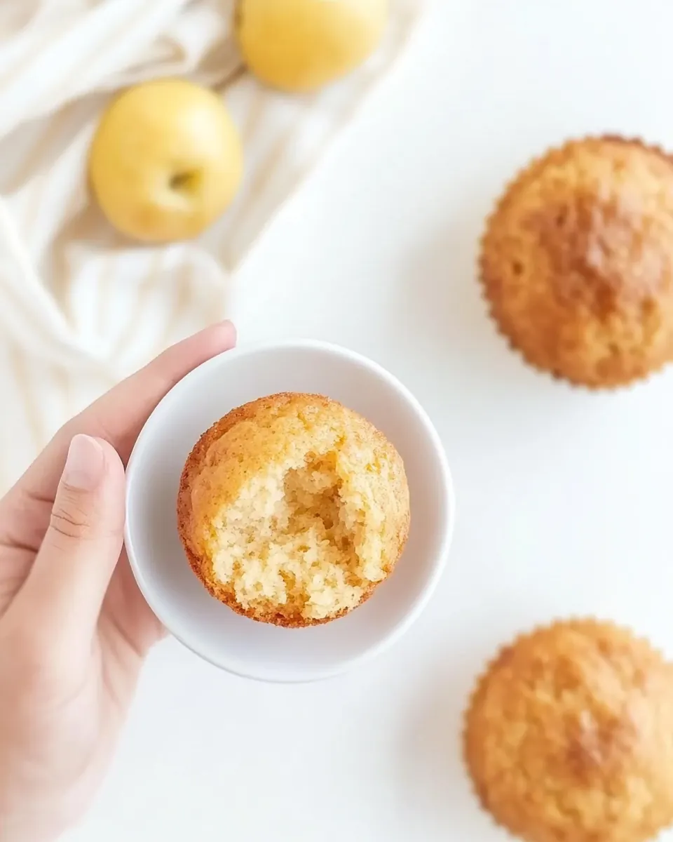 Simple Applesauce Muffins