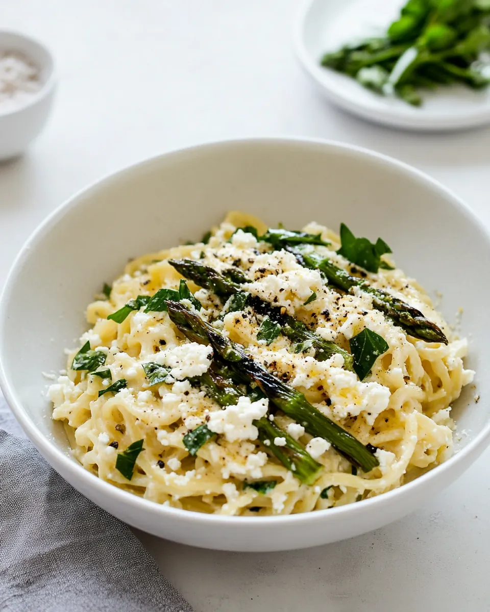 Simple Lemony Feta and Mascarpone Pasta