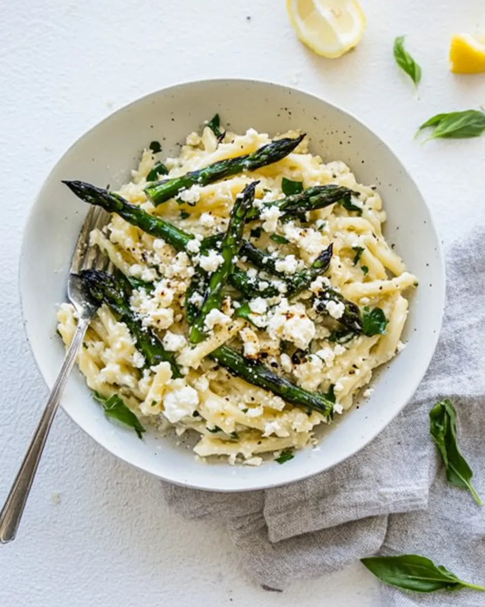 Simple Lemony Feta and Mascarpone Pasta