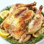 Simple Roast Chicken Lemon Herbs