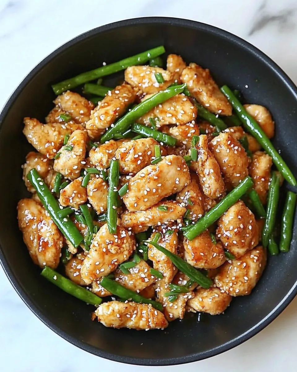 Simple Sesame Chicken Skillet