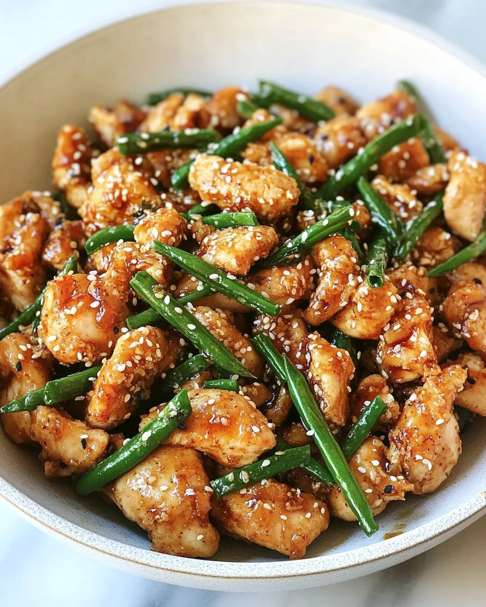 Simple Sesame Chicken Skillet