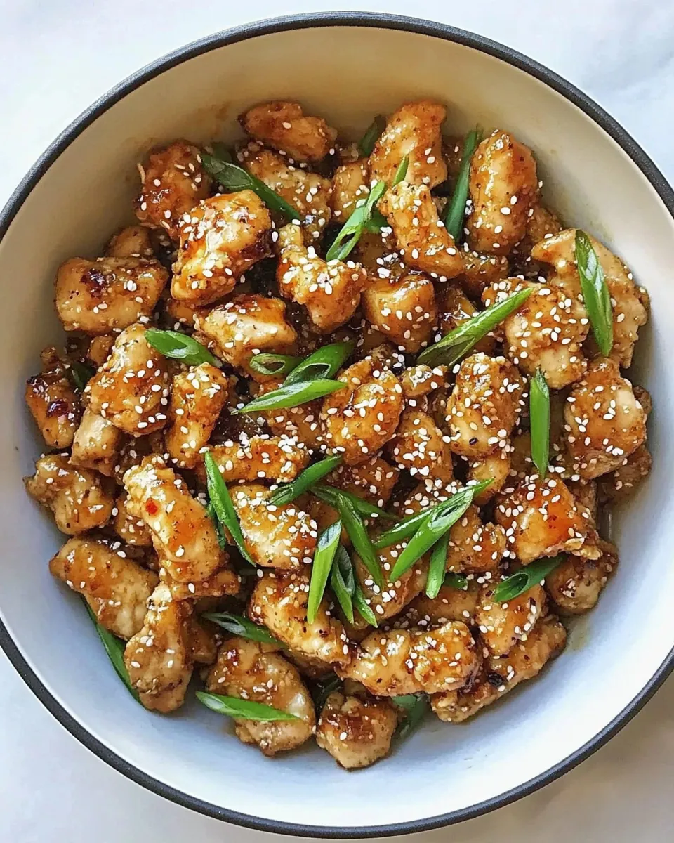 Simple Sesame Chicken Skillet