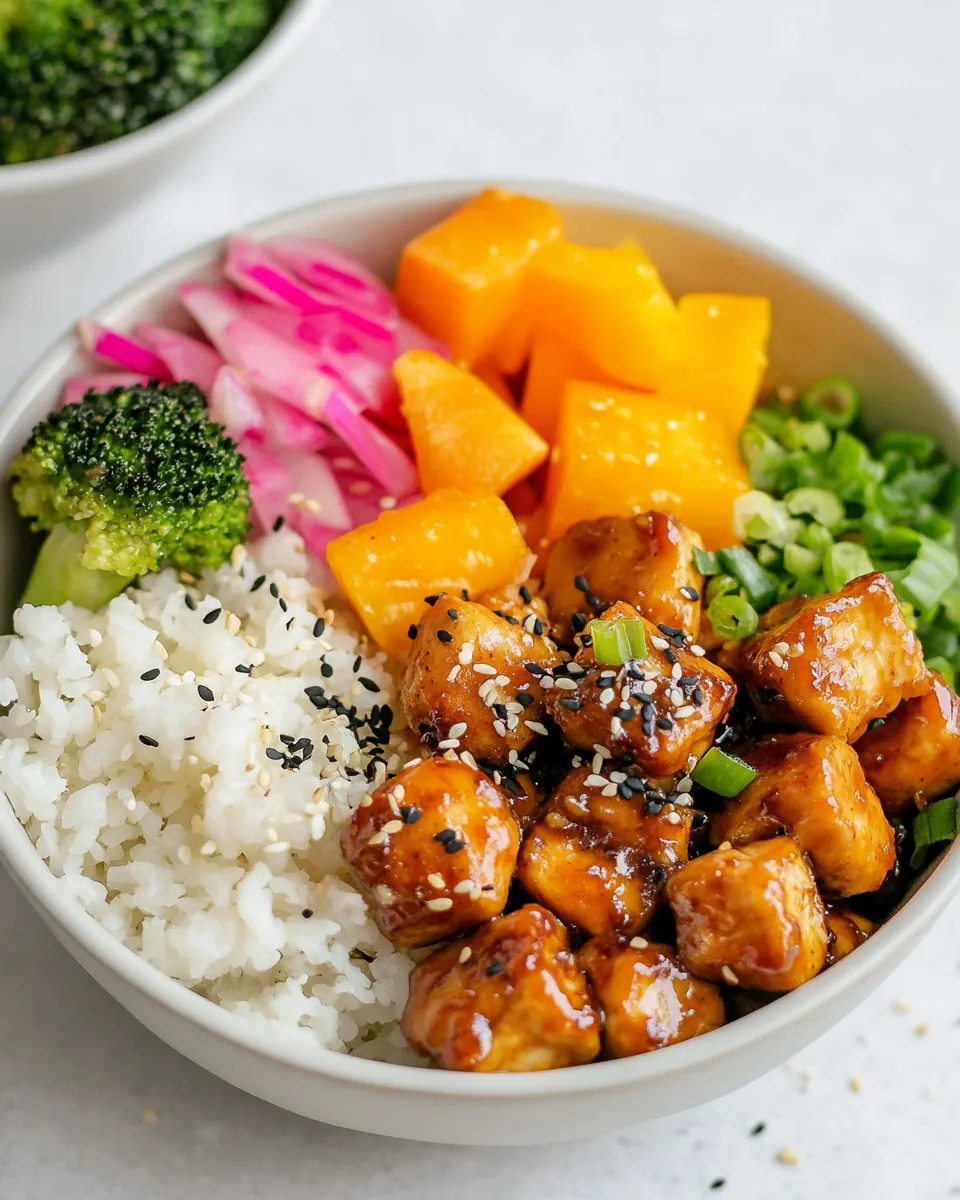 Simple Teriyaki Bowl with Chicken