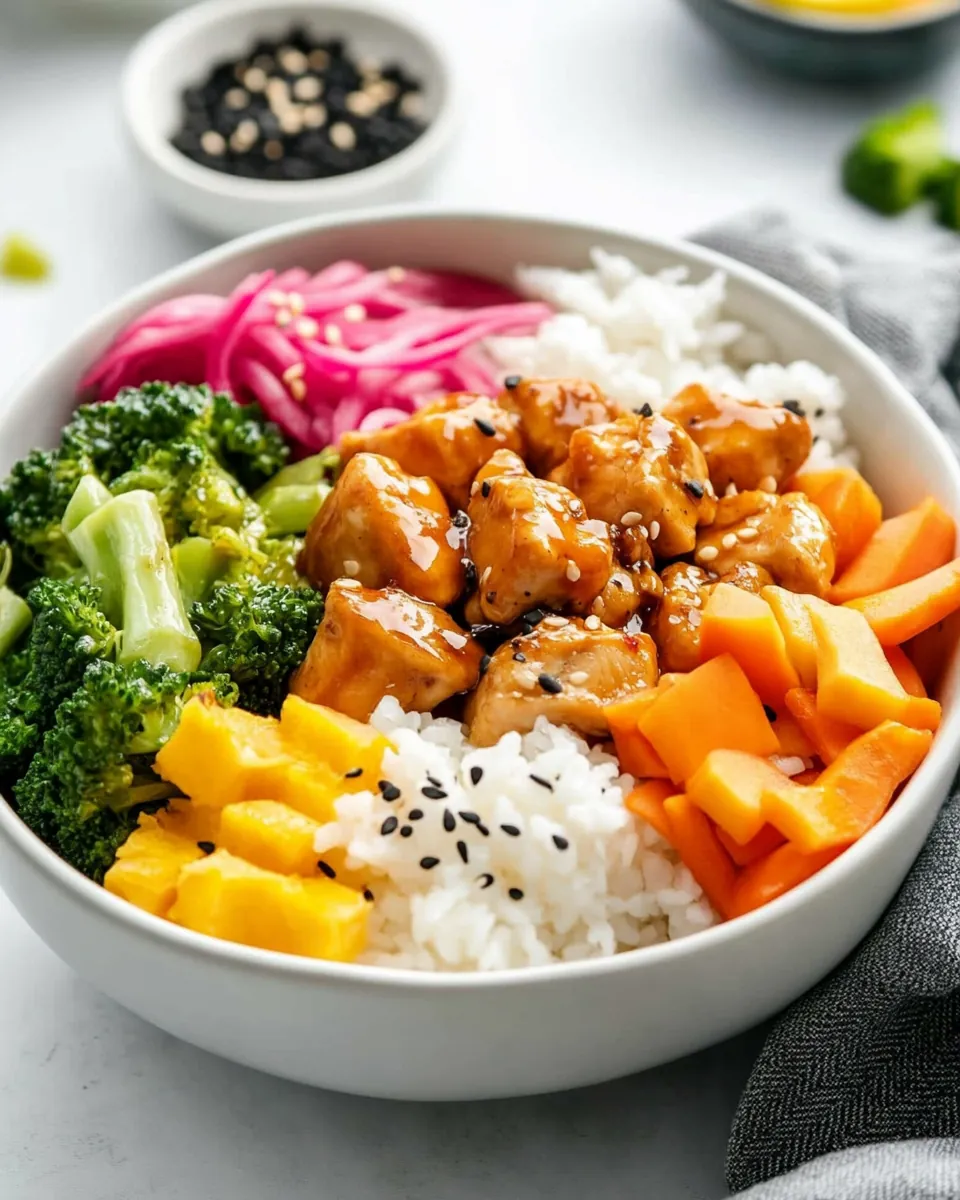 Simple Teriyaki Bowl with Chicken