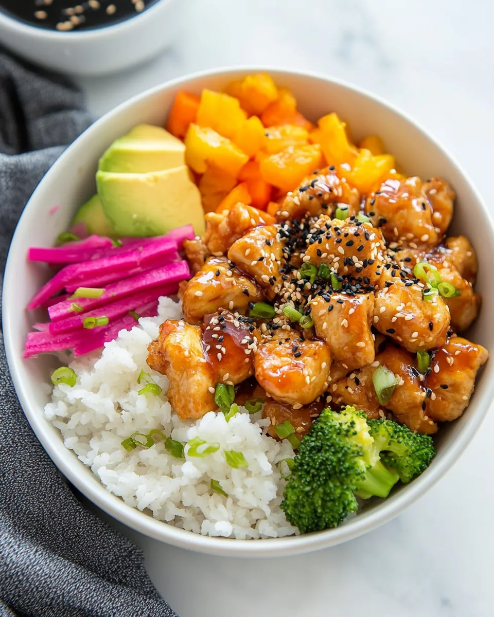 Simple Teriyaki Bowl with Chicken