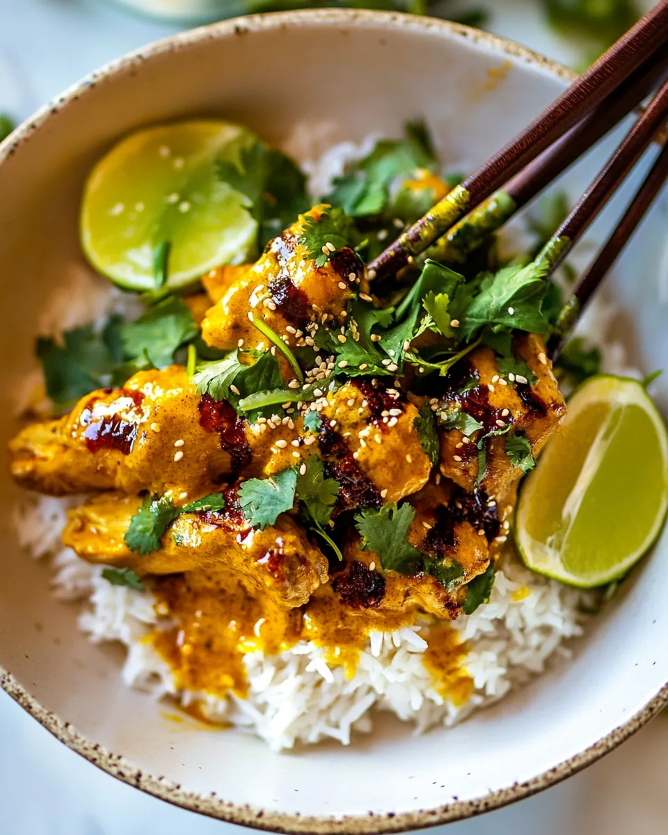 Simple Thai Yellow Chicken Curry