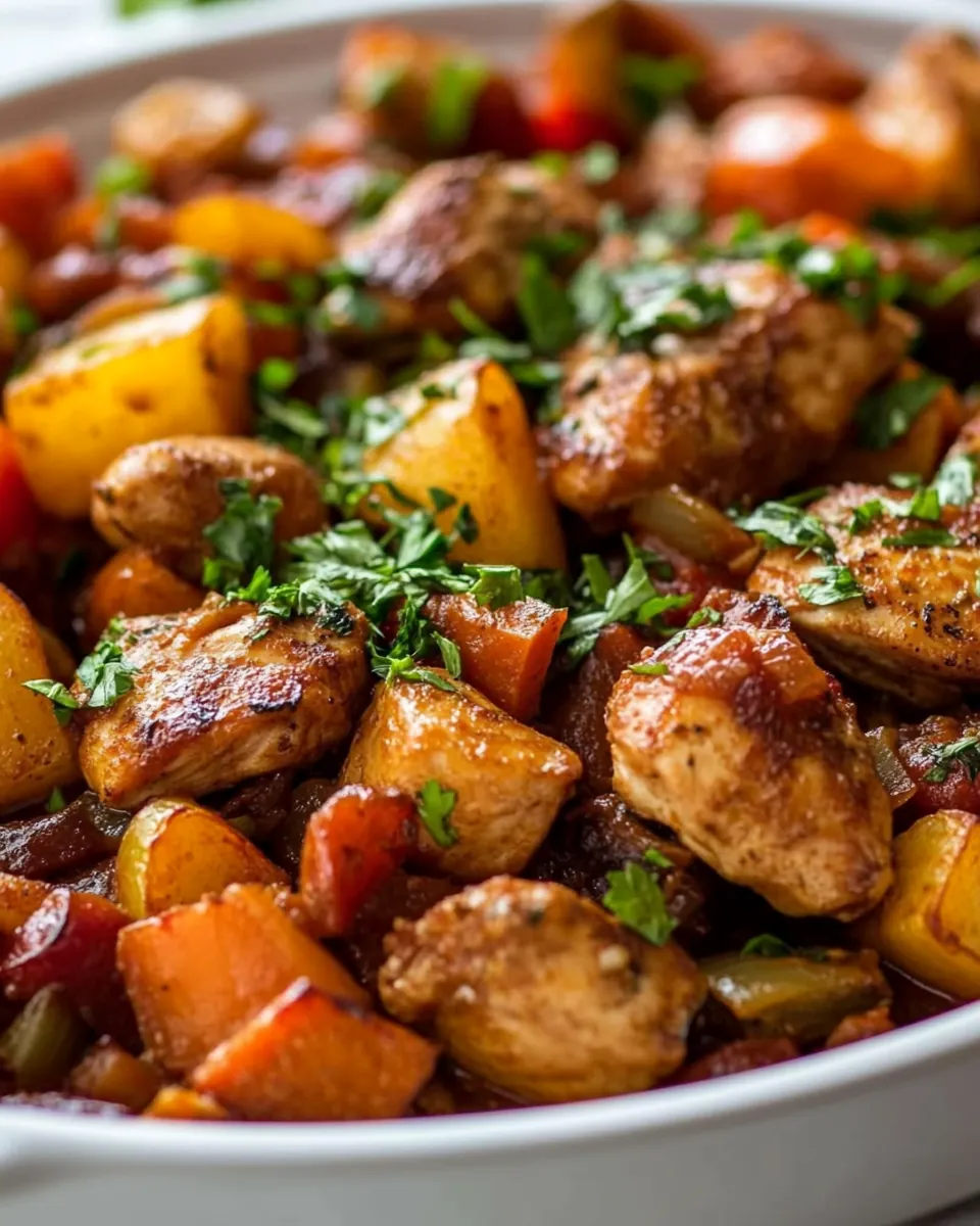 Skillet Chicken and Veggies