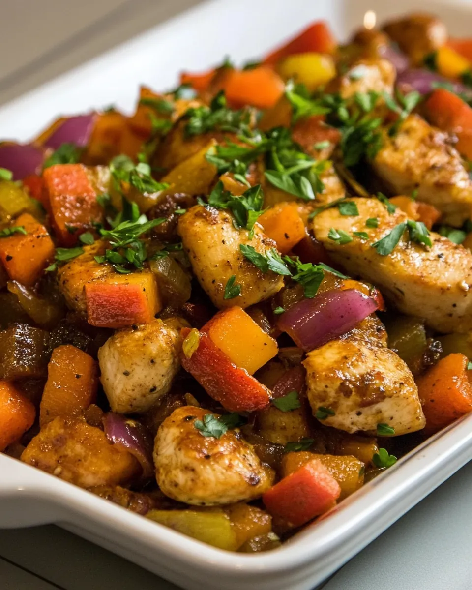 Skillet Chicken and Veggies