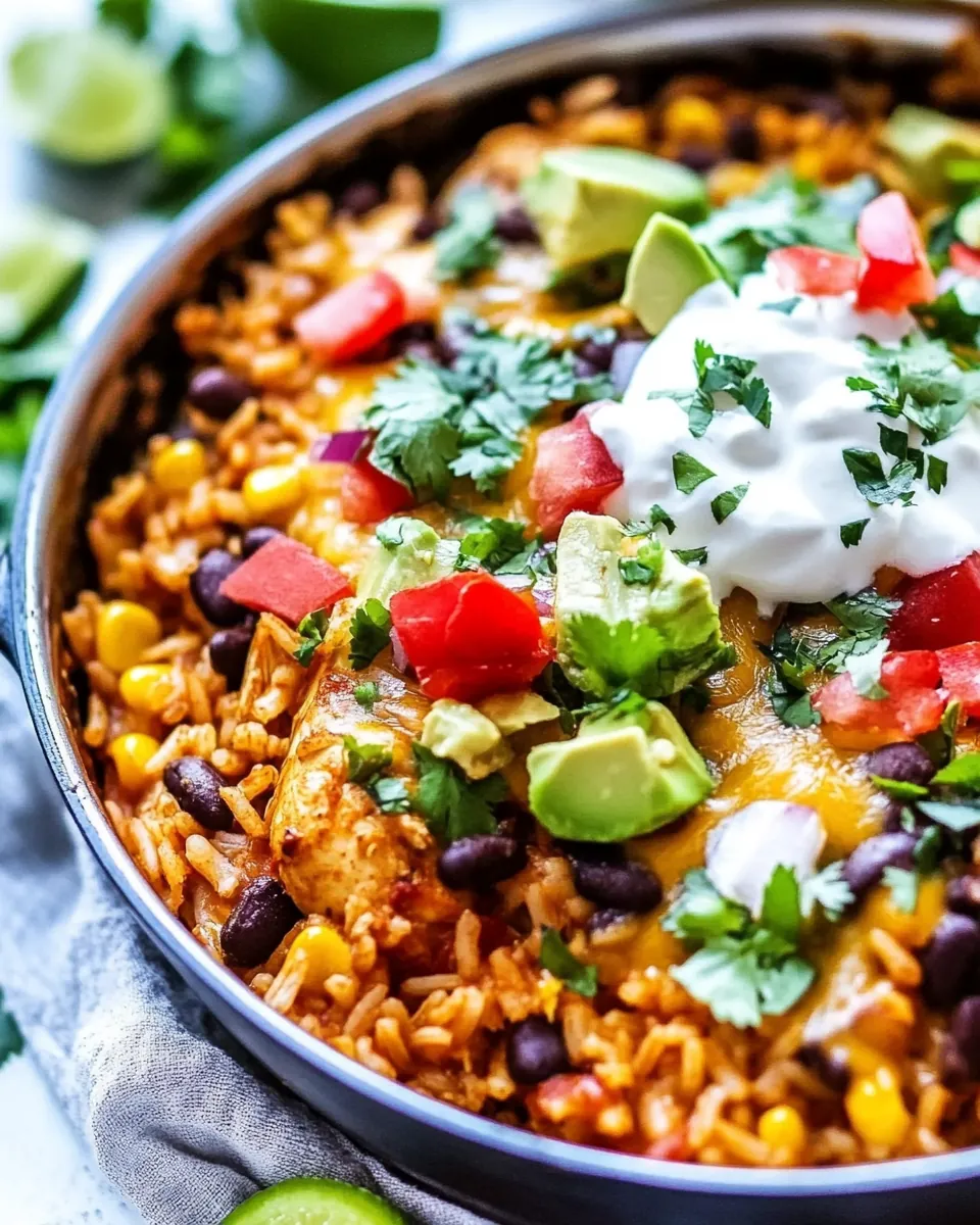 Skillet Mexican Chicken and Rice