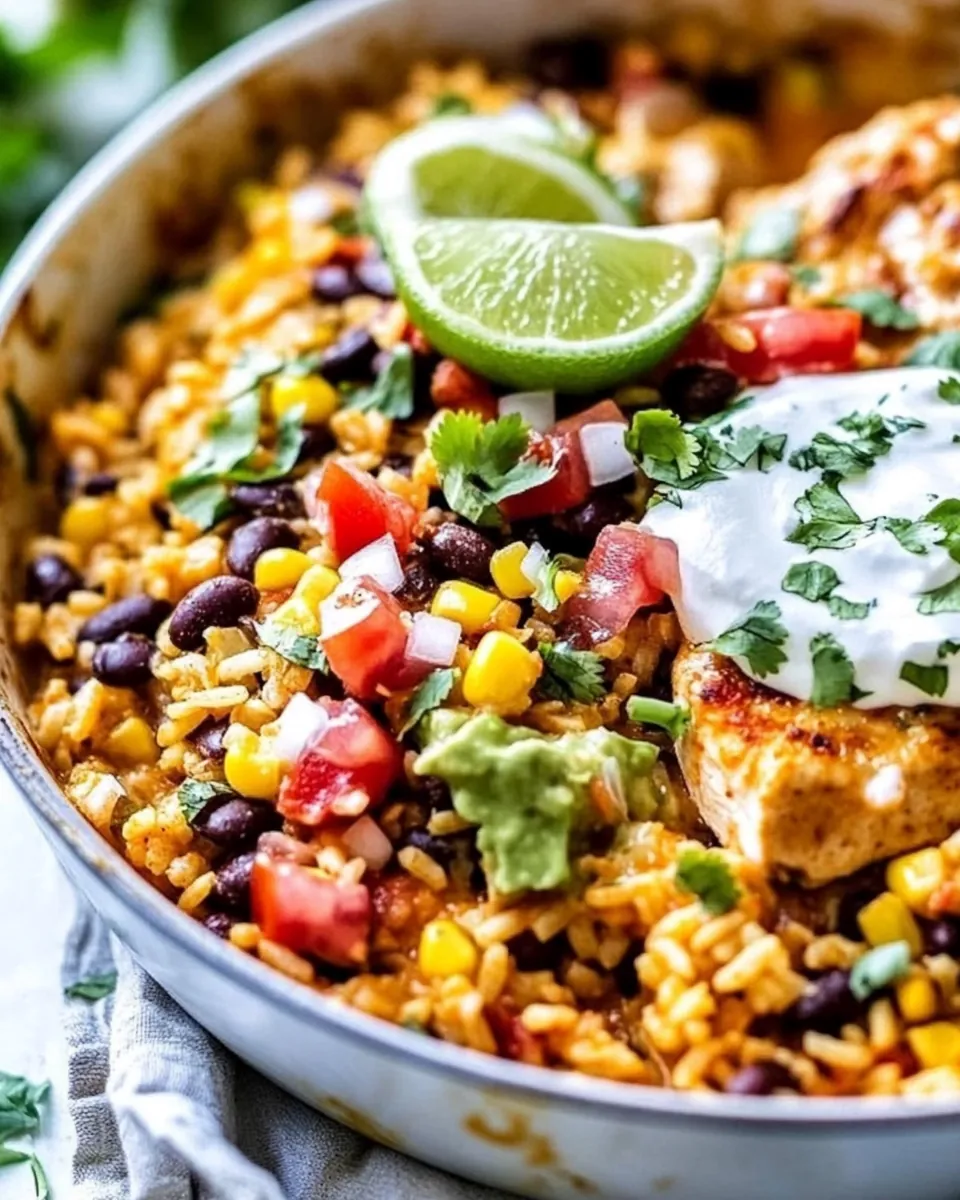 Skillet Mexican Chicken and Rice