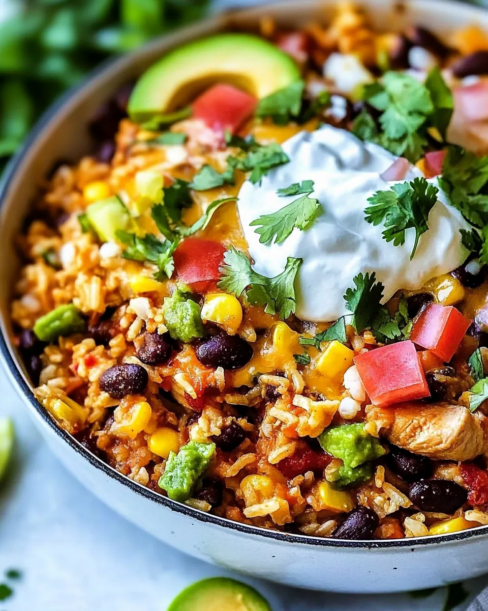 Skillet Mexican Chicken and Rice