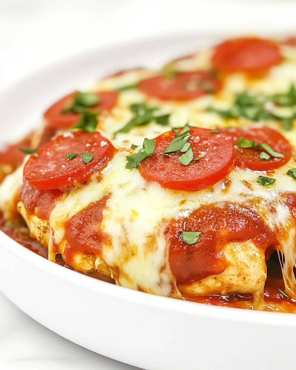 Skillet Pizza Chicken