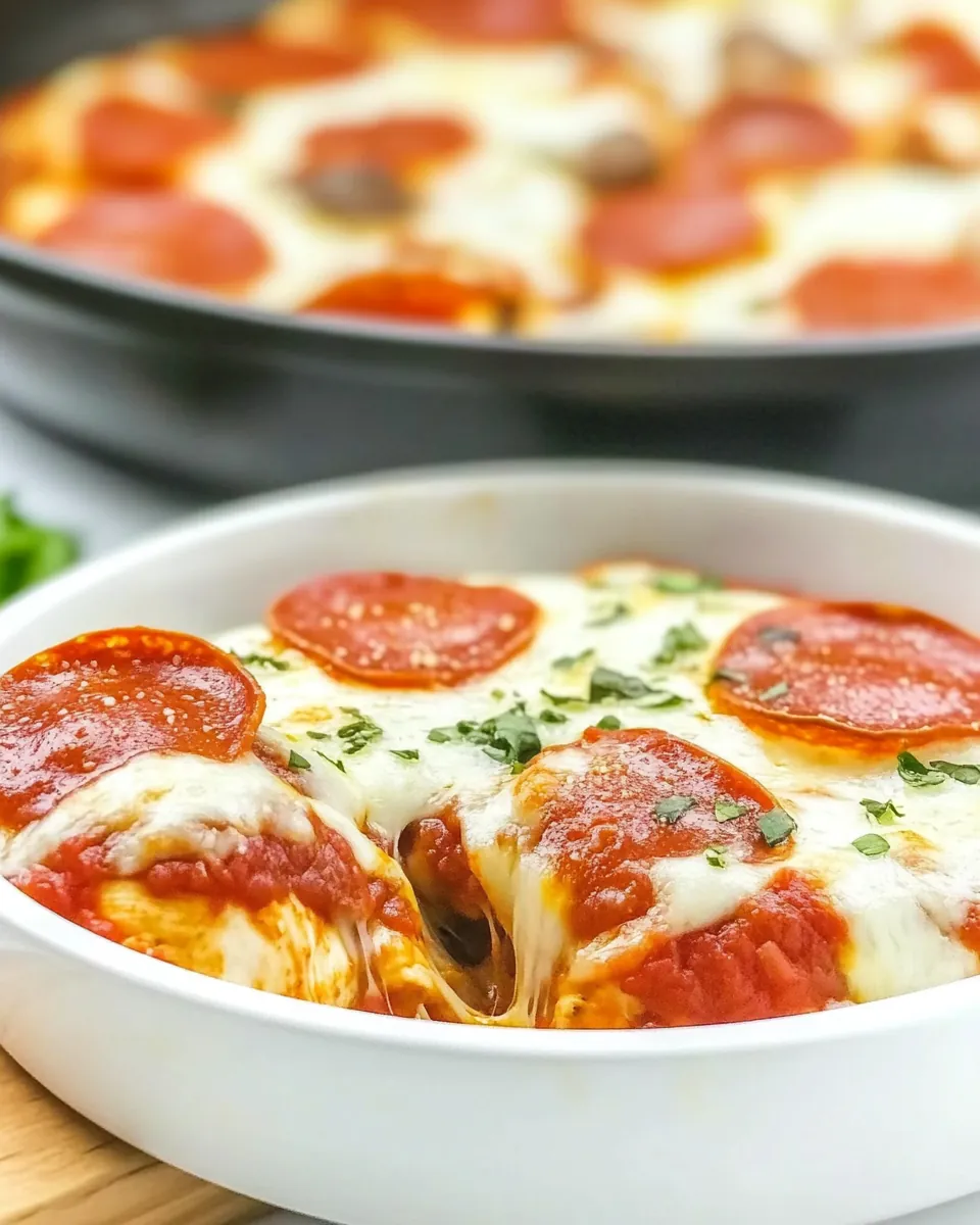Skillet Pizza Chicken