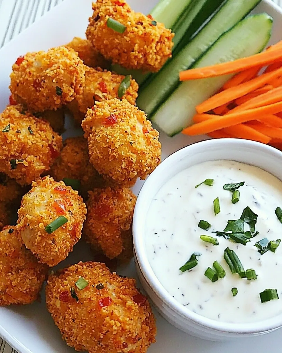 Skinny Buffalo Chicken Bites
