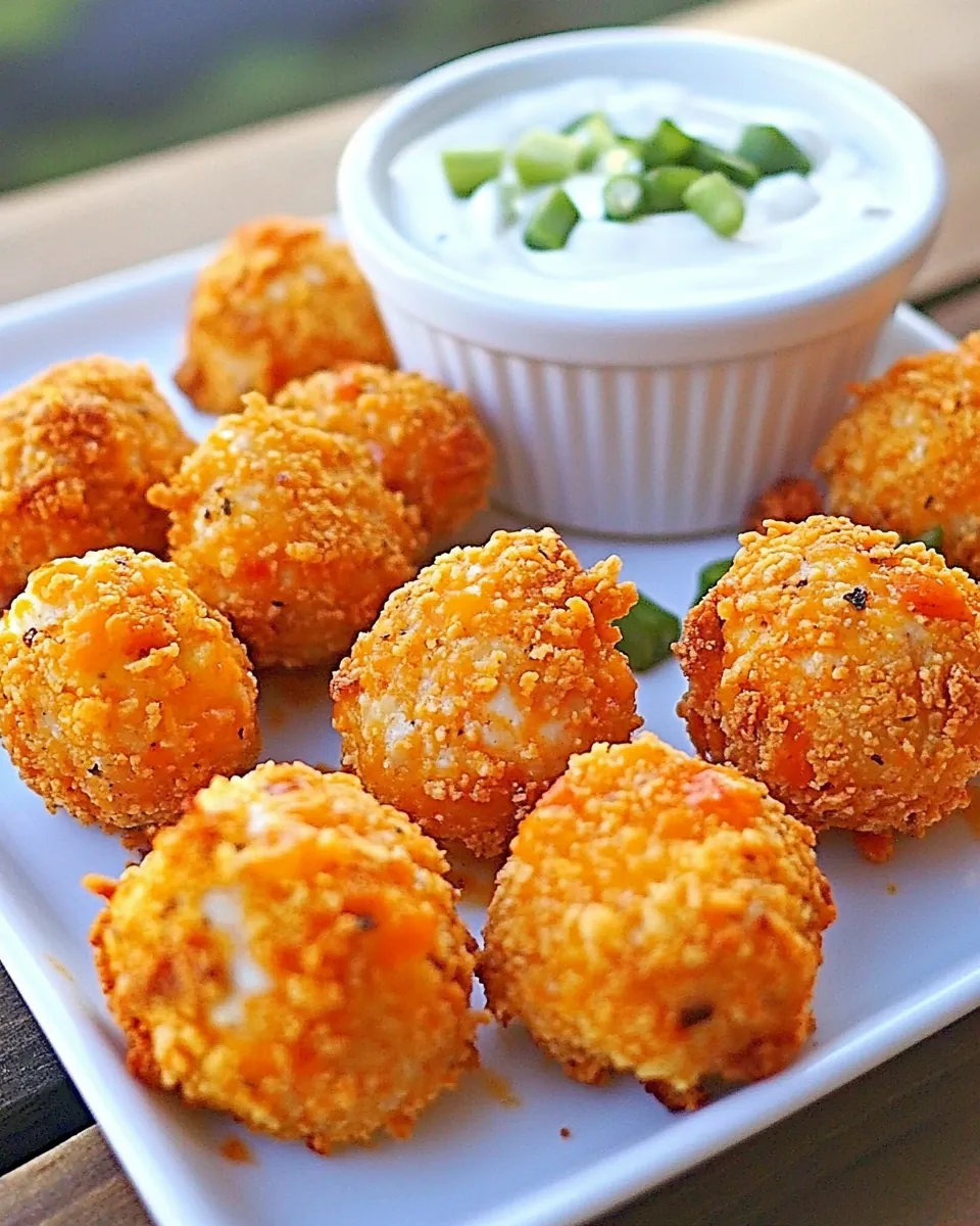 Skinny Buffalo Chicken Bites