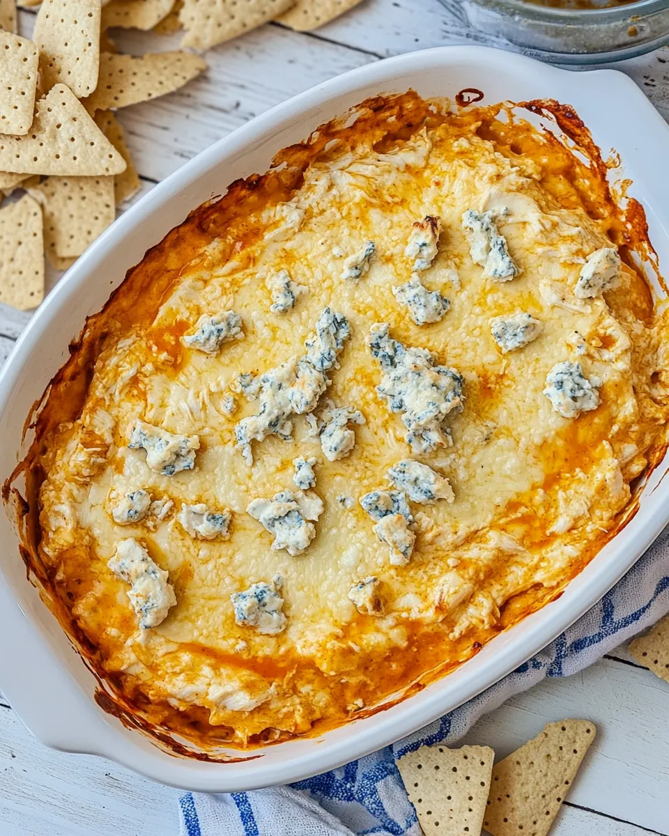 Skinny Buffalo Chicken Dip