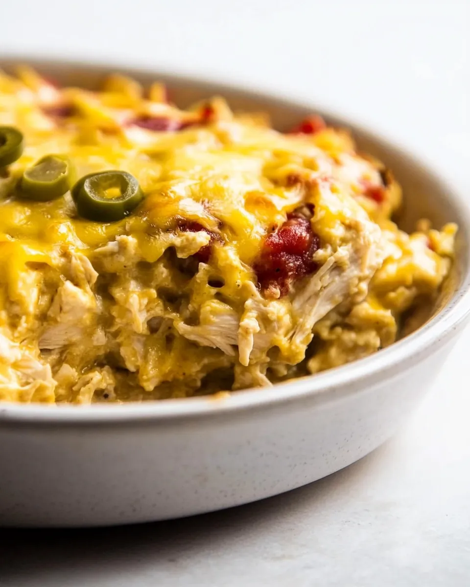 Skinny Chicken Tortilla Casserole