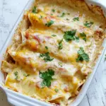 Skinny White Chicken Enchiladas