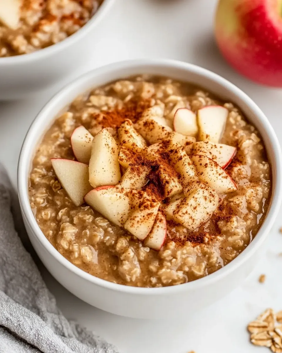 Slow Cooker Apple Oatmeal