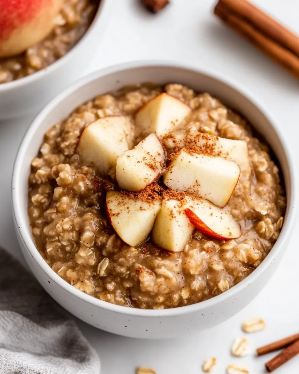 Slow Cooker Apple Oatmeal