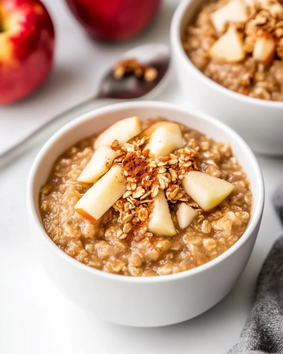 Slow Cooker Apple Oatmeal