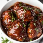 Slow Cooker BBQ Chicken Thighs