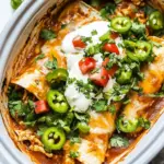 Slow Cooker Chicken Enchiladas
