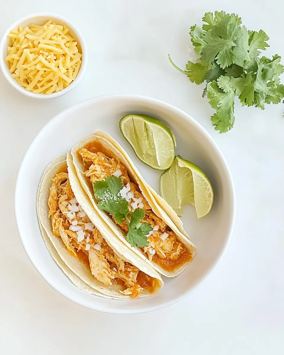 Slow Cooker Chicken Tacos