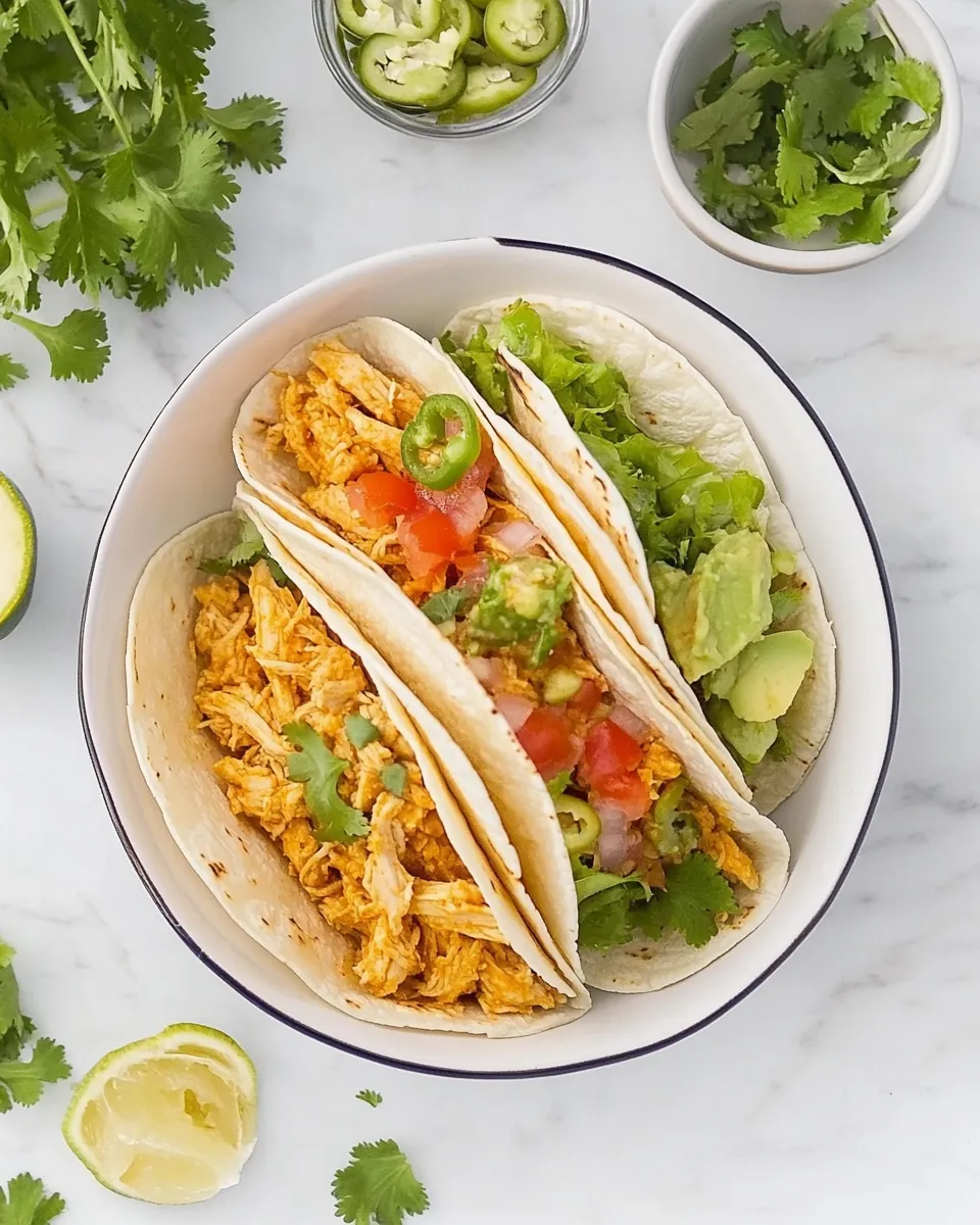 Slow Cooker Chicken Tacos