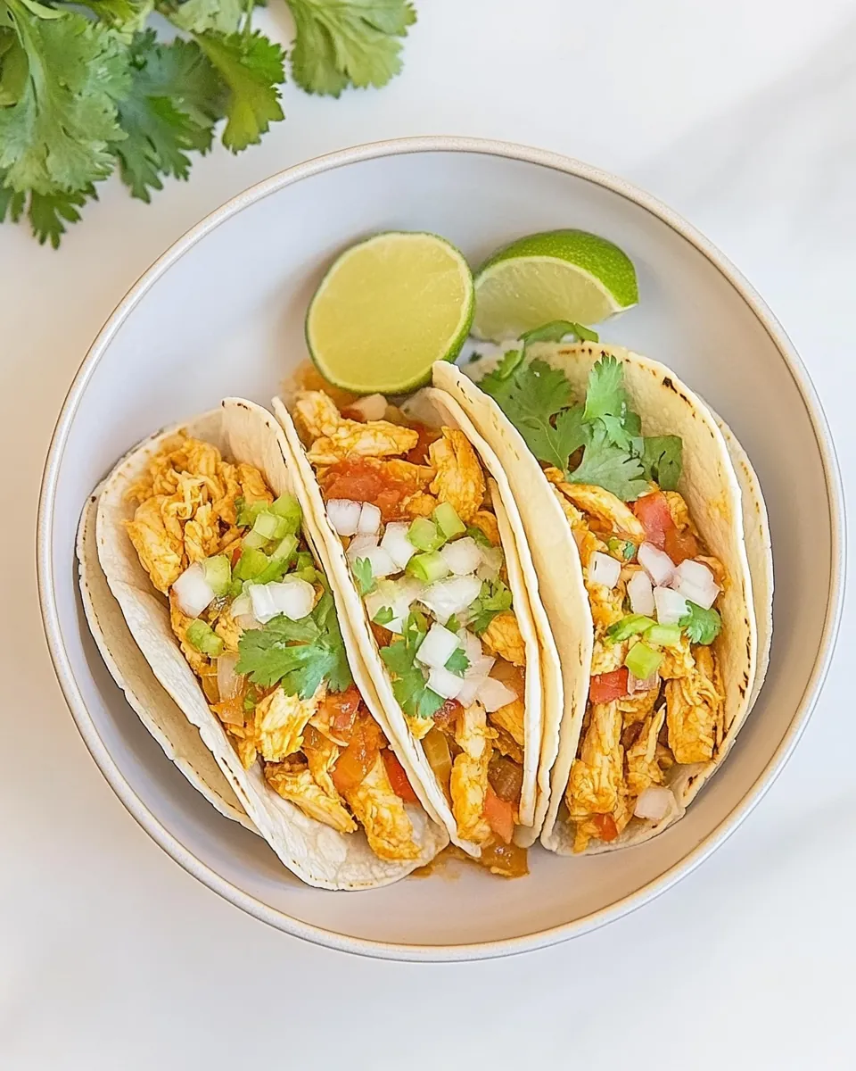 Slow Cooker Chicken Tacos