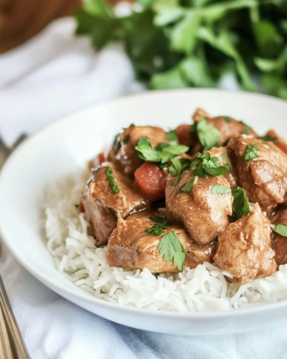 Slow Cooker Coconut Chicken