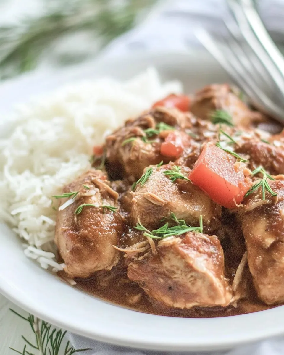 Slow Cooker Coconut Chicken