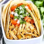 Slow Cooker Cool Ranch Chicken Tacos