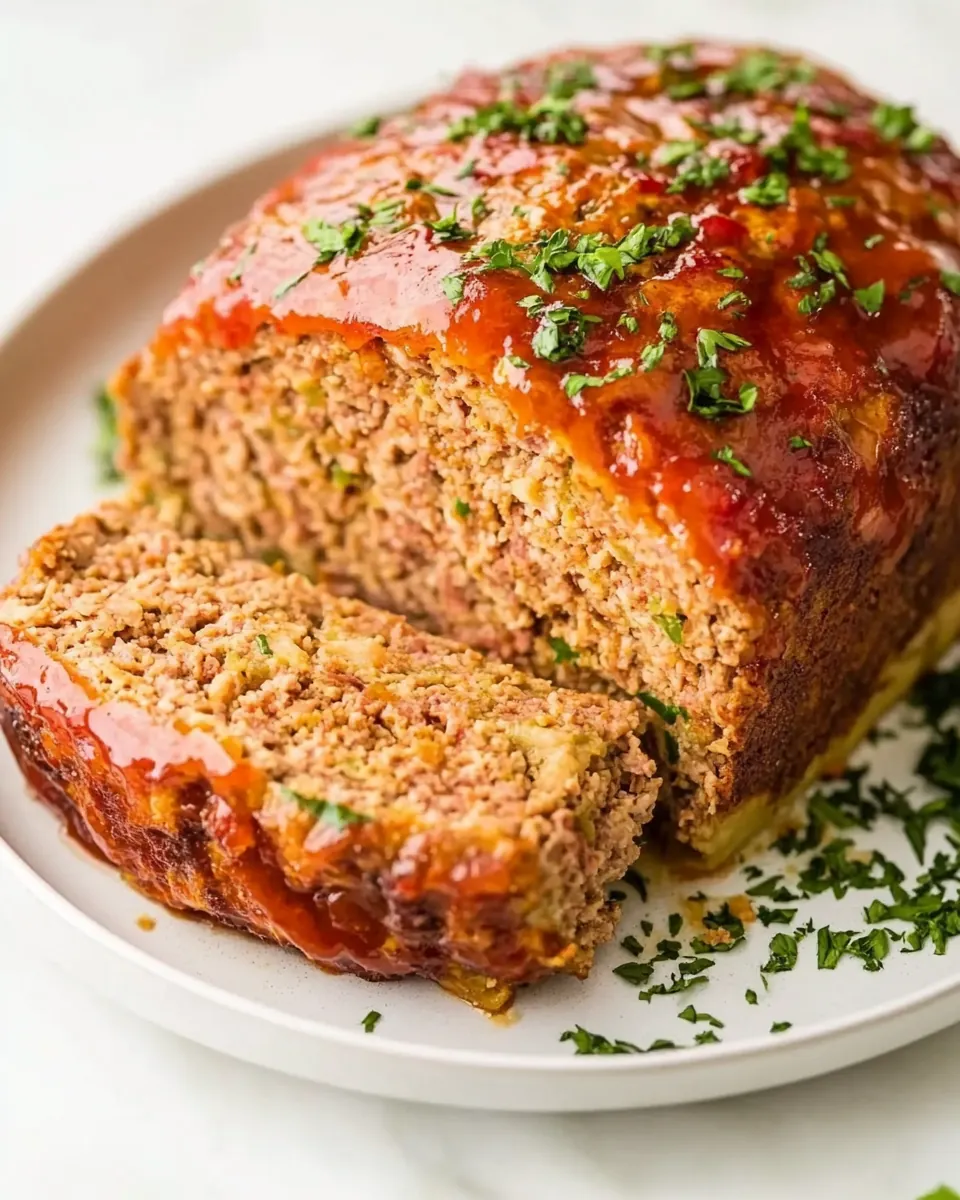 Slow Cooker Healthy Meatloaf
