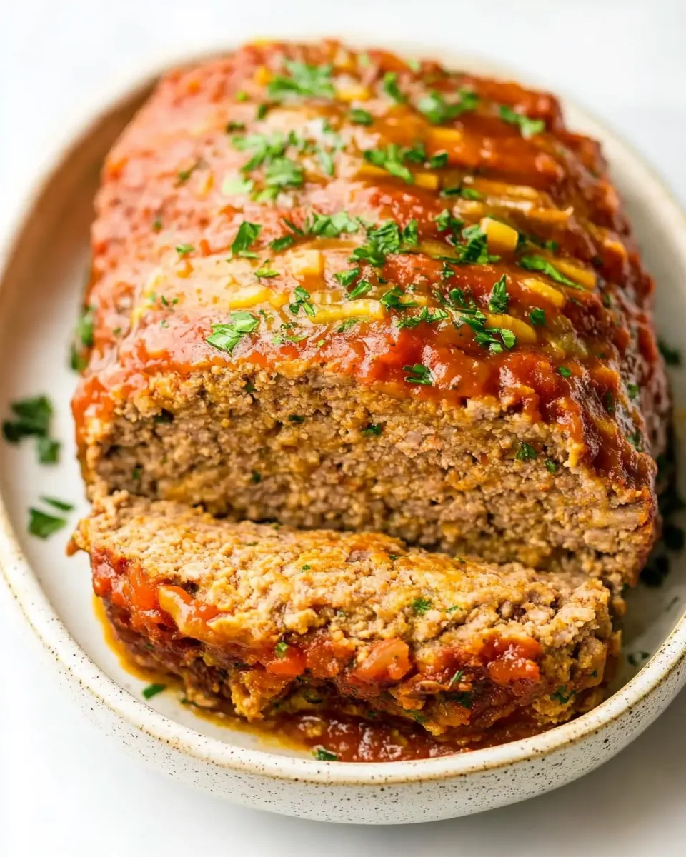 Slow Cooker Healthy Meatloaf