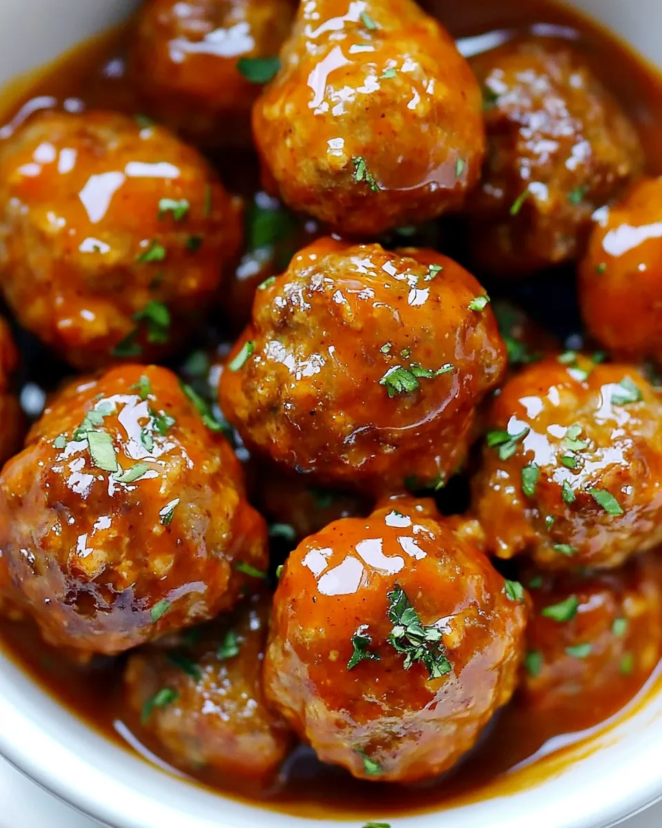 Slow Cooker Honey Buffalo Meatballs
